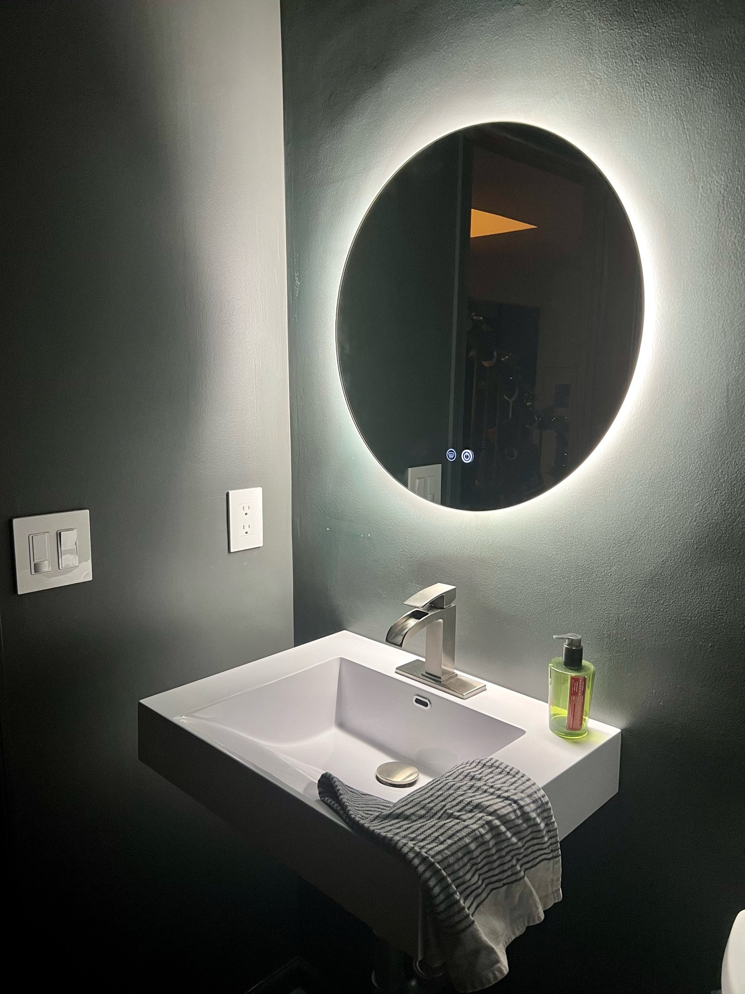 Half bath details! Mirror and soap are exact the rest are similar things i found. 

#LTKstyletip #LTKfamily #LTKhome