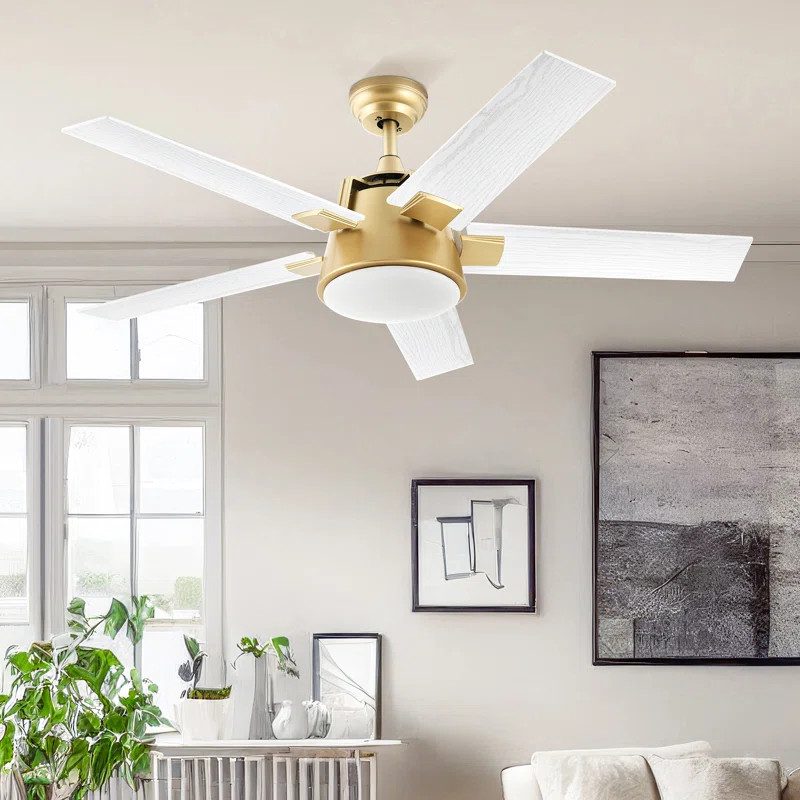Arpa 52'' Ceiling Fan with LED Lights | Wayfair North America