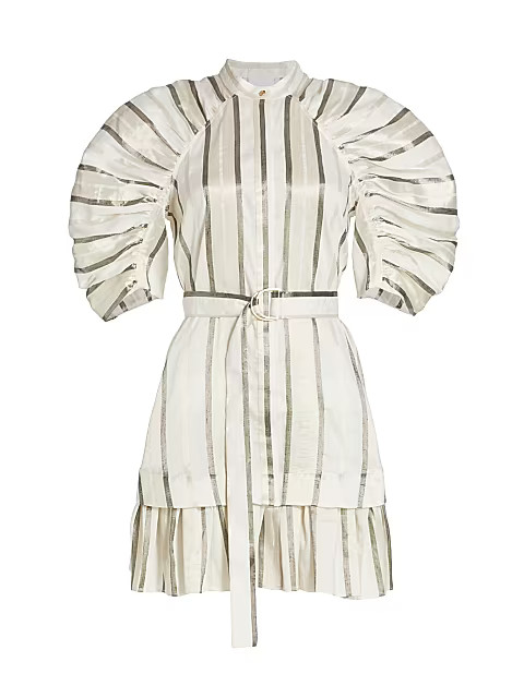 Leighton Puff-Sleeve Dress | Saks Fifth Avenue