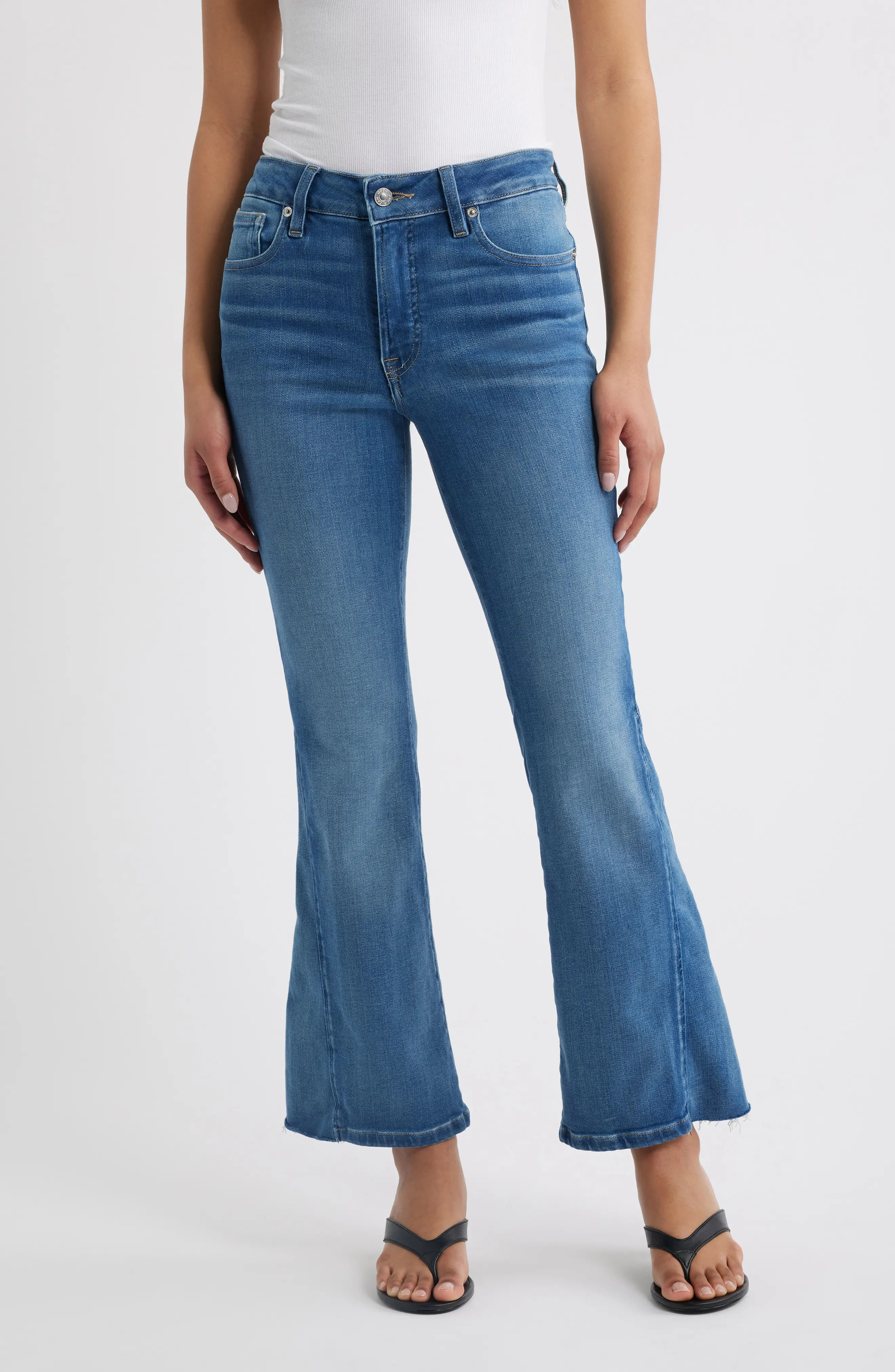 Soft High Waist Bootcut Jeans (Women) | Nordstrom | Nordstrom