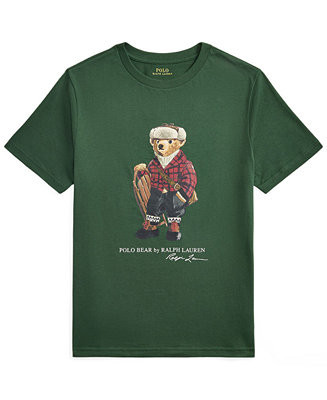 Polo Ralph Lauren Boys' 8-20 Polo Bear Cotton Jersey Tee - Macy's | Macy's