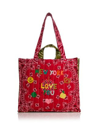 NY LOVE Quilted Embroidered Tote | Bloomingdale's (US)