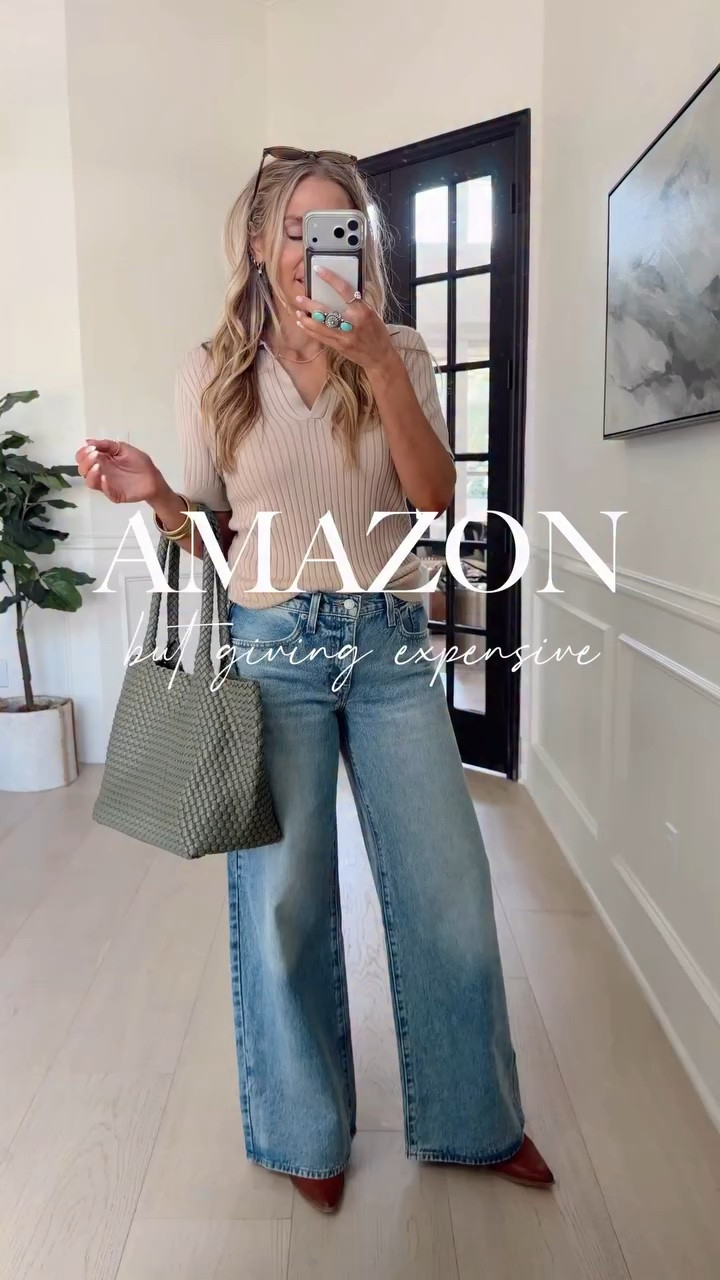 🤍This Amazon sweater! 

Size: S / TTS