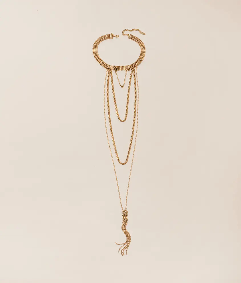 Choker Swag Chain Necklace | Buckle