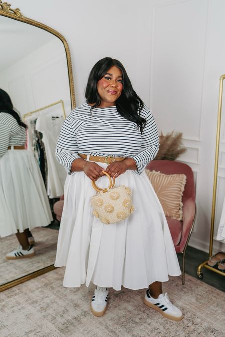 OOTD is giving Nautical vibes! Get the look below! 

Top XXL 
Skirt - linked something similar 

Plus Size Fashion, Pleated Skirt Outfit, Nautical inspired Outfit

#LTKfindsunder50 #LTKsalealert #LTKplussize