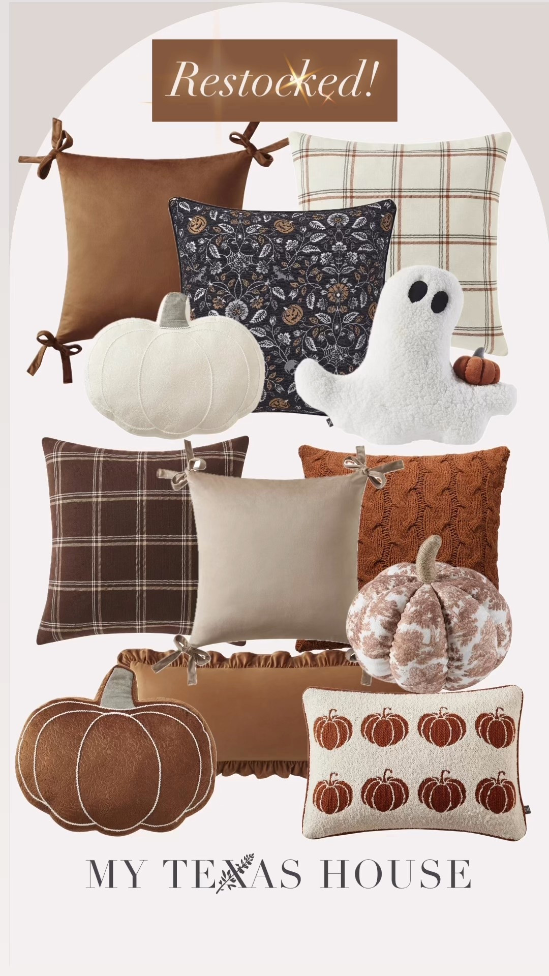 Just restocked!!! New fall and Halloween pillows from Walmart 

#LTKHome #LTKSeasonal #LTKFindsUnder50