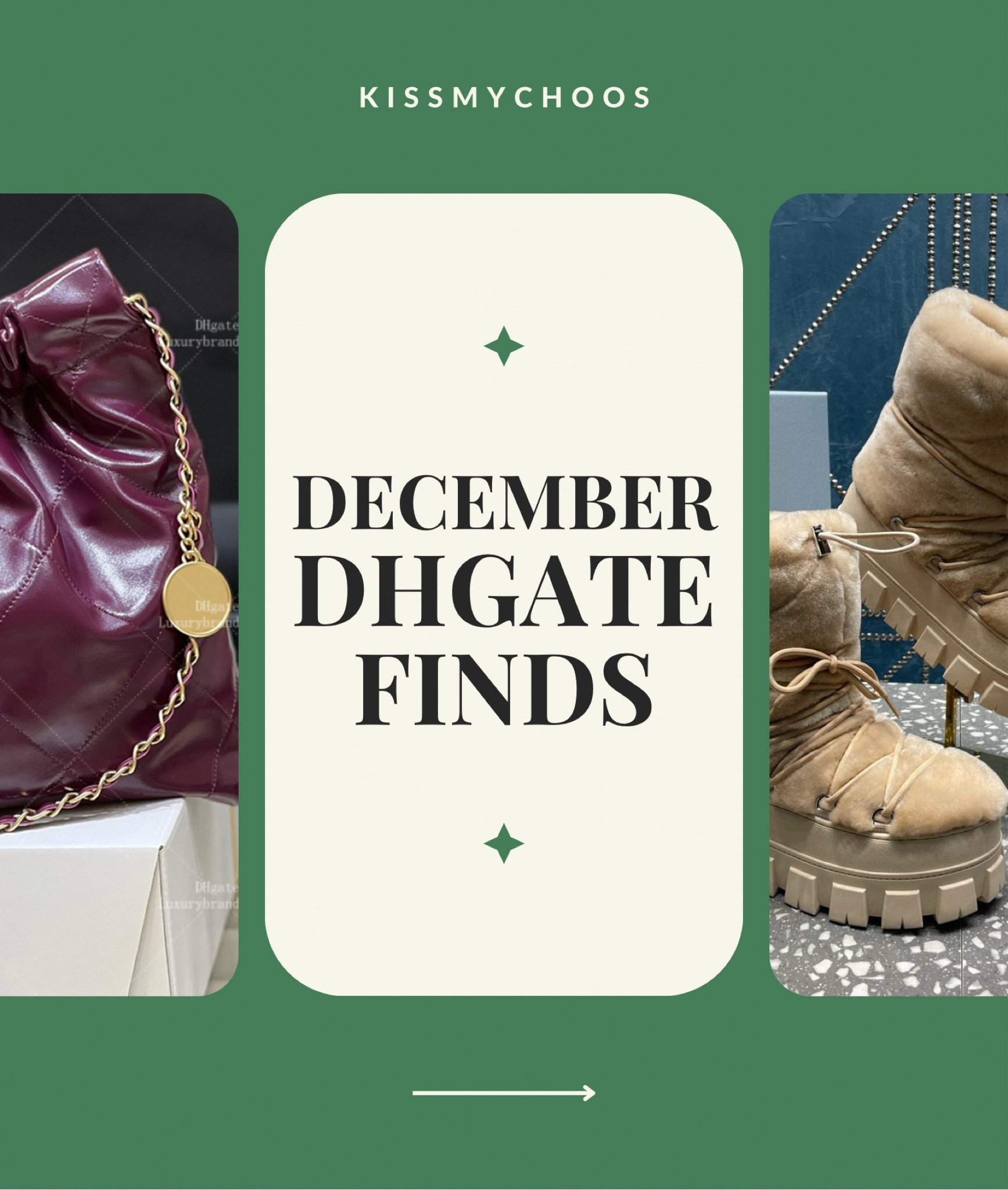(Posting a few days early so you can take advantage of Black Friday deals!)

I spend hours on #dhgate so you don’t have to! 

Here are my favourite December finds with a focus on winter fashion. All items are well rated (though I encourage you to do your due diligence and message the seller for additional photos) and from sellers with positive ratings. 

Full details are on my blog: Kissmychoos.com/2024/11/december-2024-dhgate-finds.html

#LTKFindsUnder100 #LTKShoeCrush #LTKItBag