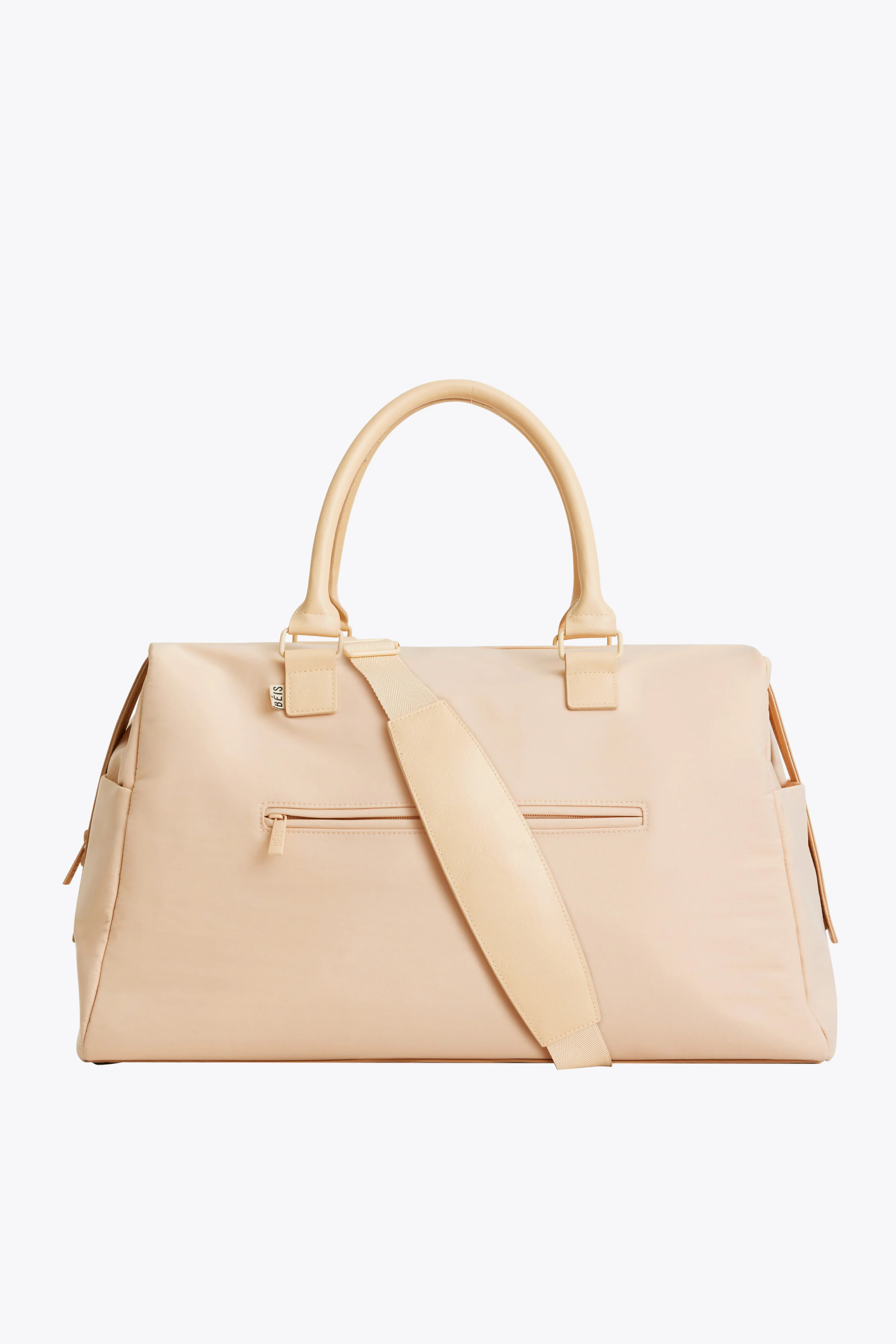 The Commuter Duffle in Beige | BÉIS Travel