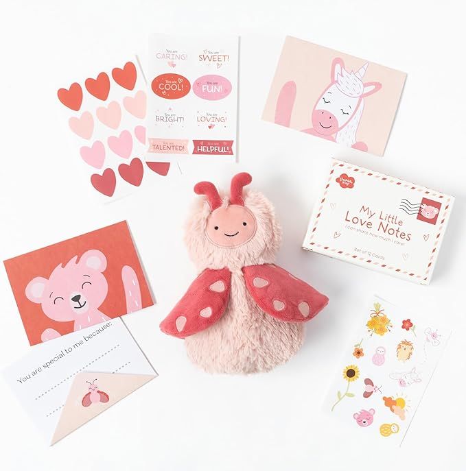 Slumberkins Lovebug's Love Notes Bundle | Lovebug Mini Plush Stuffed Animal & My Little Love Note... | Amazon (US)