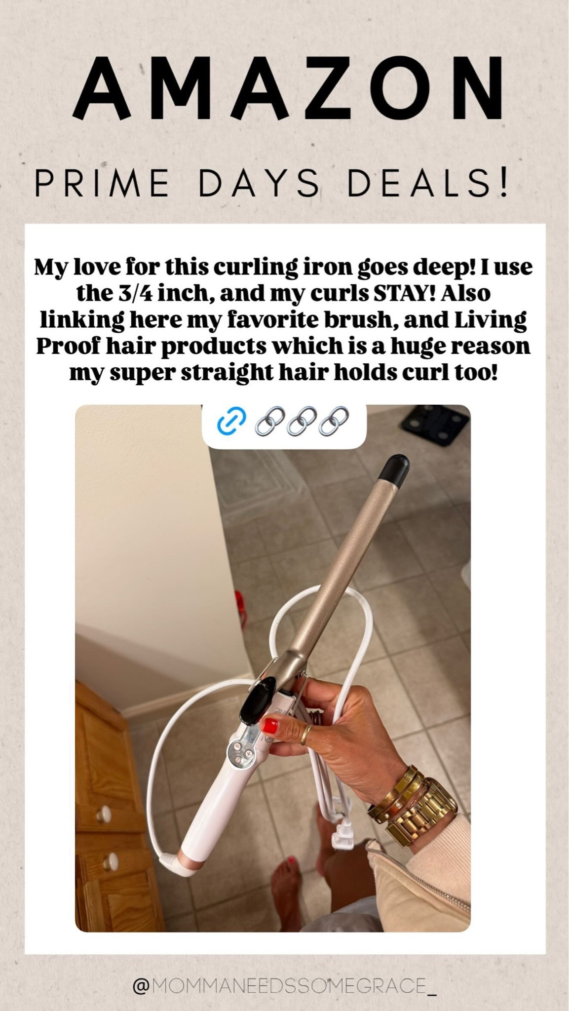 Hair must haves! 3/4 inch curling iron