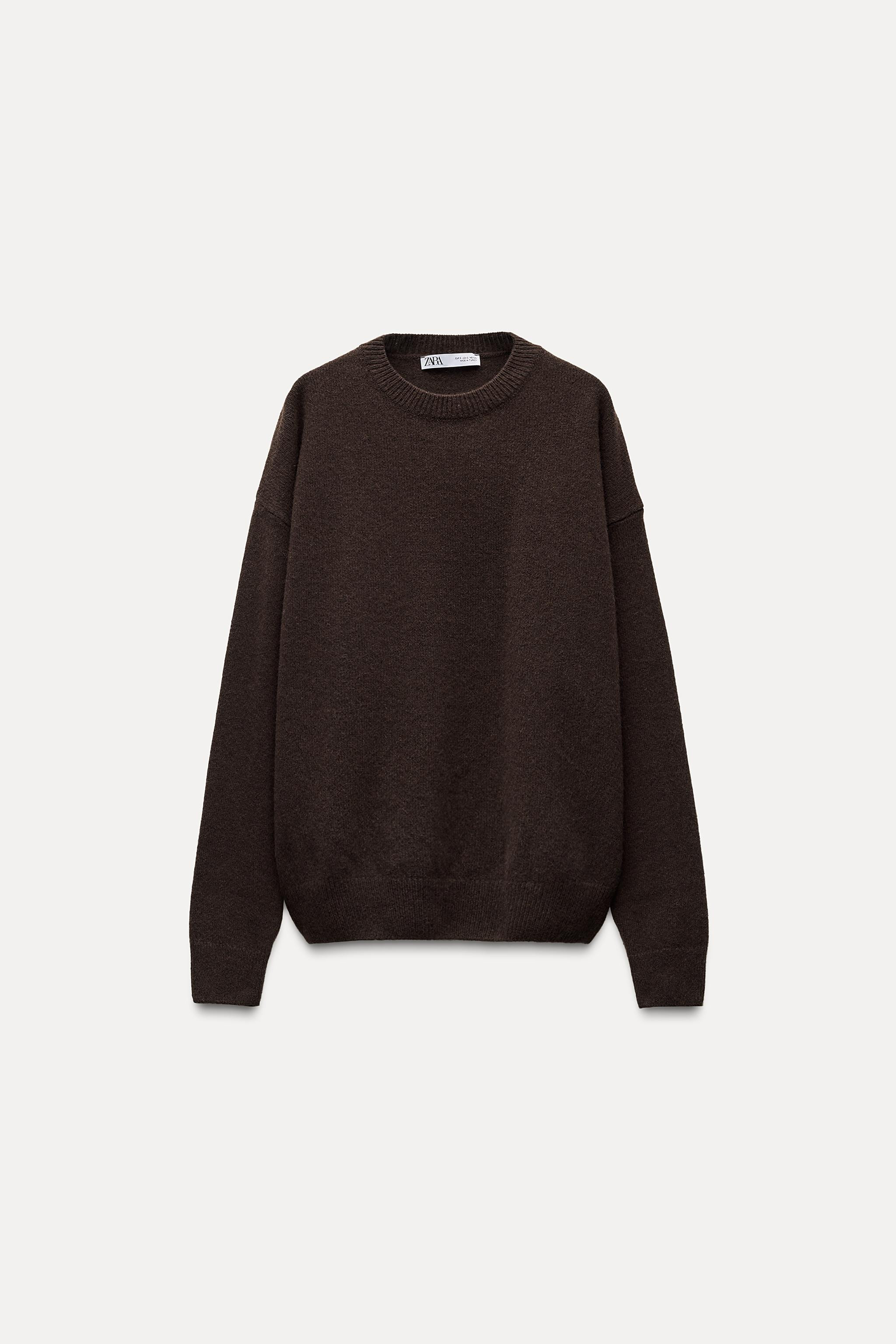 BASIC CASHMERE AND WOOL SWEATER | Zara US