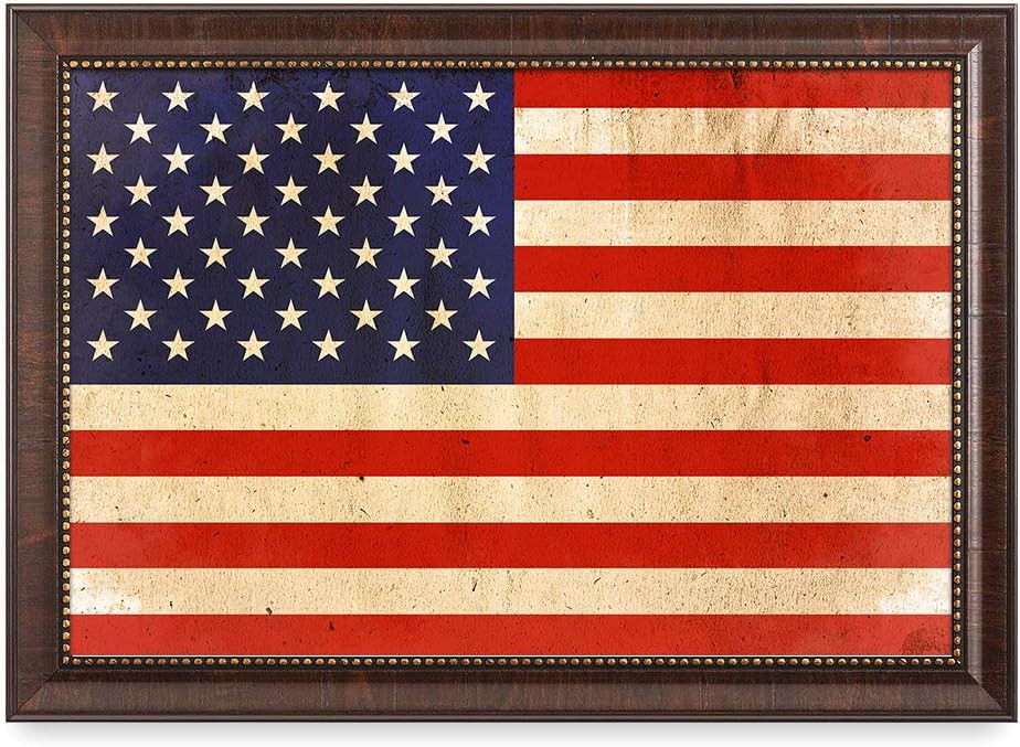 DECORARTS - Flag of the United States Framed Wall Art. Giclee Prints on Canvas for Wall Decor. To... | Amazon (US)