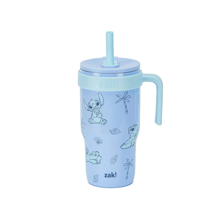 Zak Designs 18oz Stitch Kids Straw Handle Tumbler | Walmart (US)