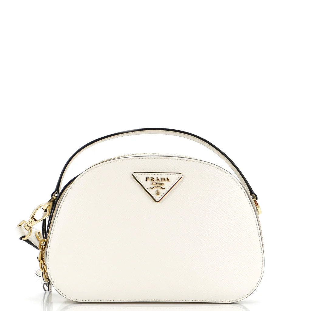 Odette Top Handle Bag Saffiano Leather Small | Rebag