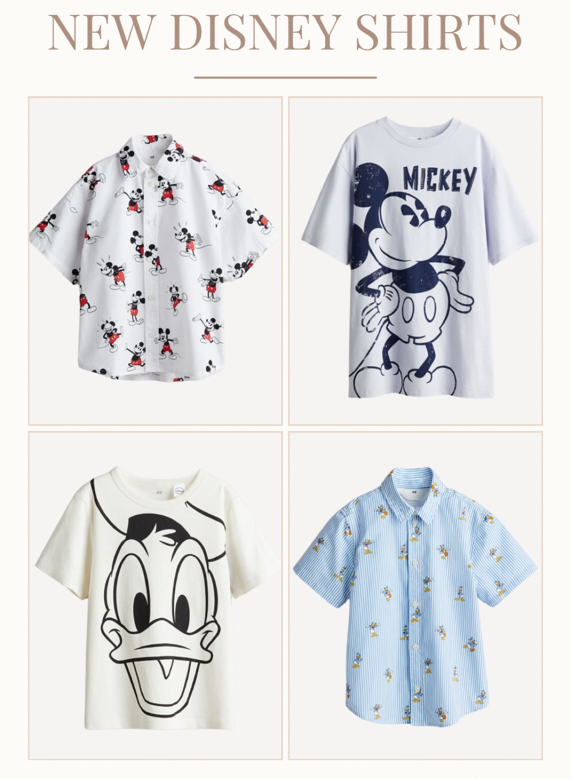 New Disney shirts for boys! Mickey Mouse & Donald Duck tees 

#LTKkids #LTKfamily #LTKfindsunder50