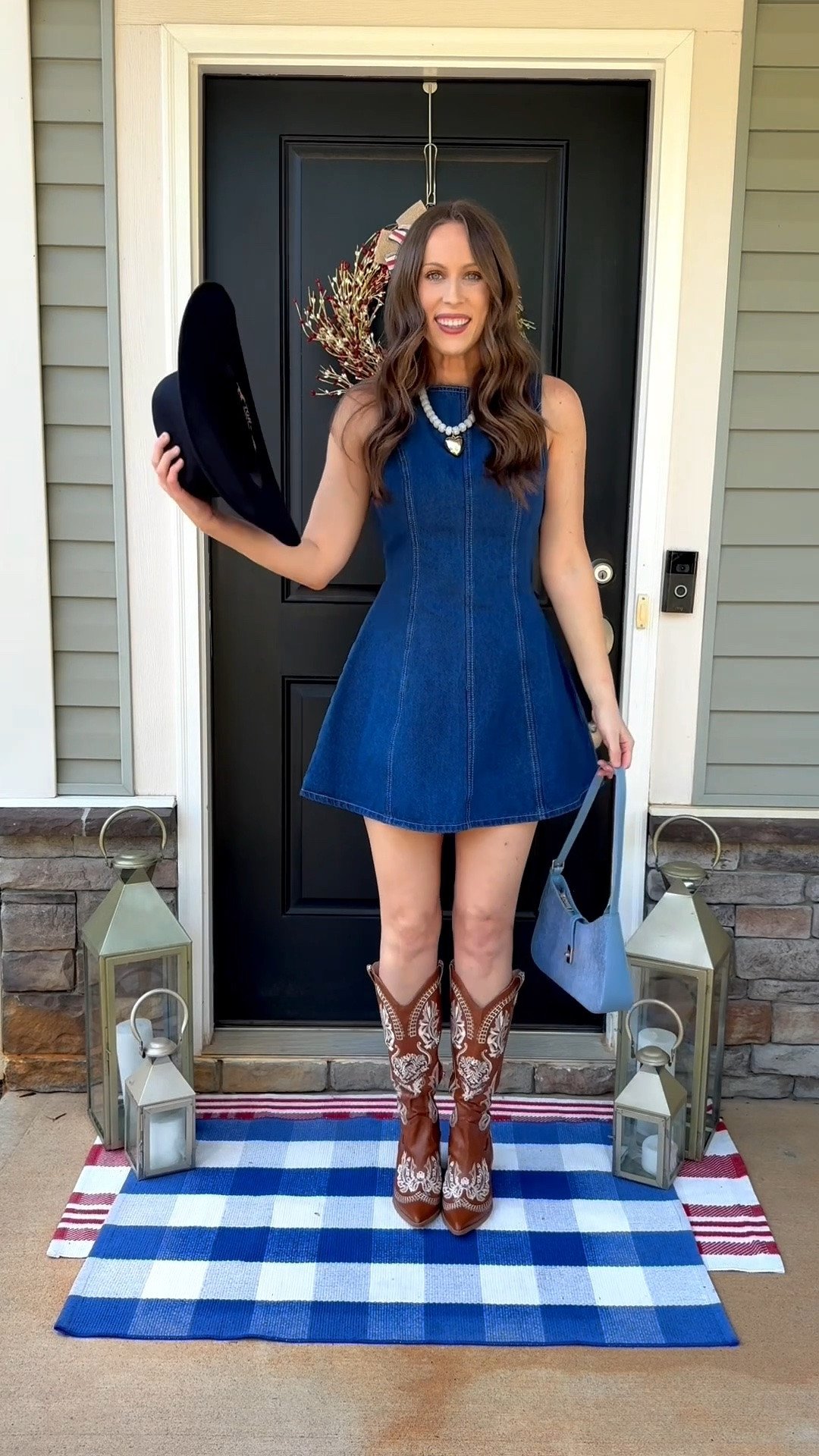 Concert outfit idea 🩵🎶

Denim dress, western boots, denim bag, cowgirl hat, Amazon fashion

#LTKootd #LTKgrwm