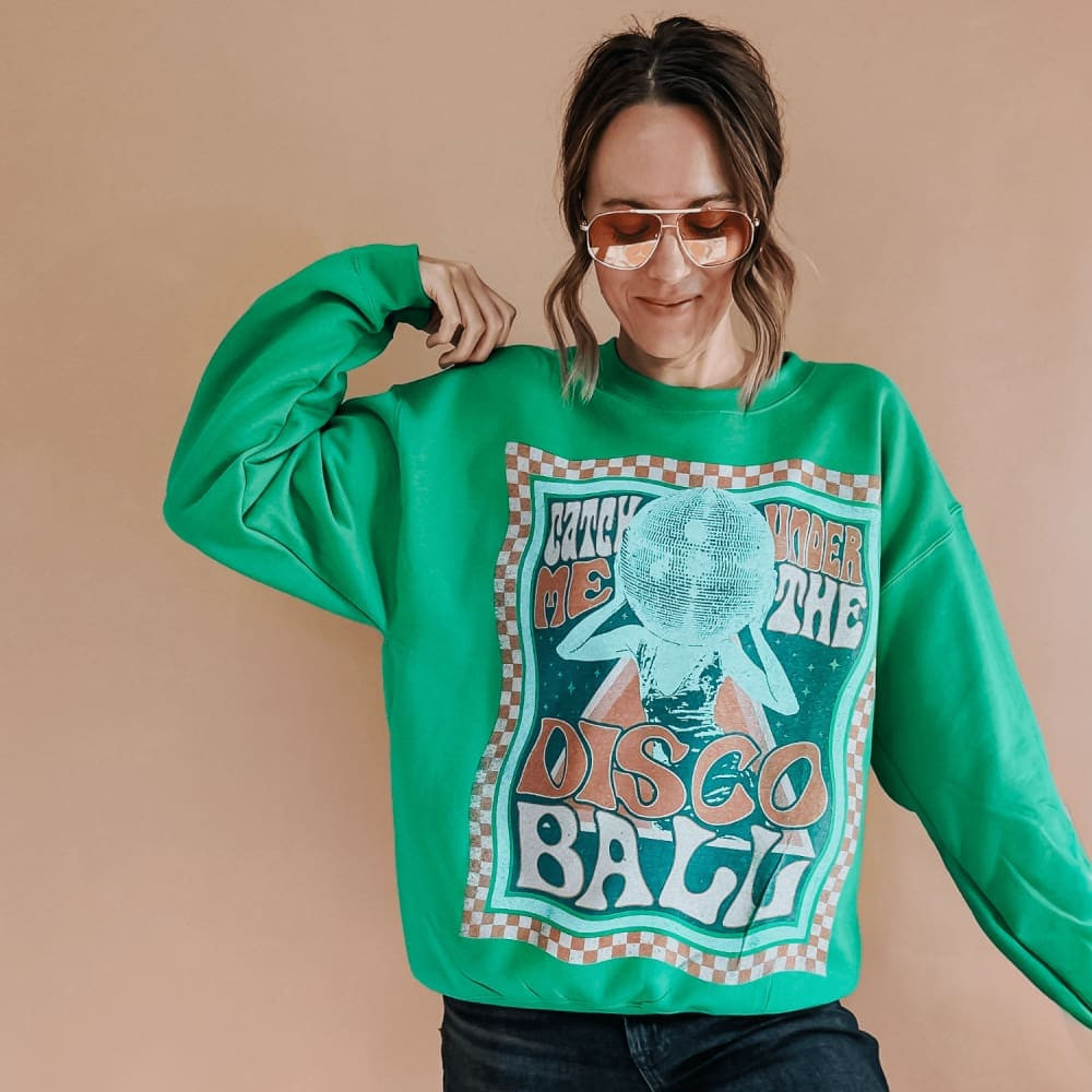 Disco Ball Sweatshirt | Mountain Moverz