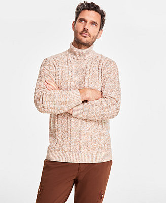 Club Room Men's Chunky Turtleneck Sweater, Created for Macy's - Macy's | Macy's