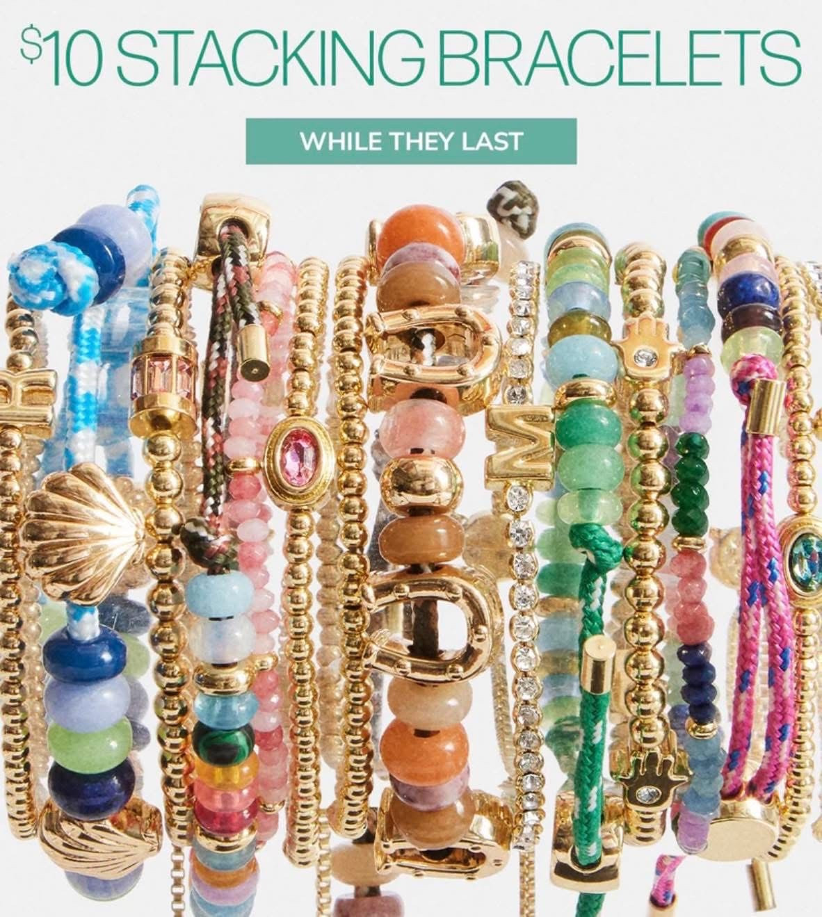 $10 BaubleBar bracelets!! Bracelet stacks, Bauble bar bracelets, gift ideas, summer style  

#LTKSeasonal #LTKootd #LTKSaleAlert