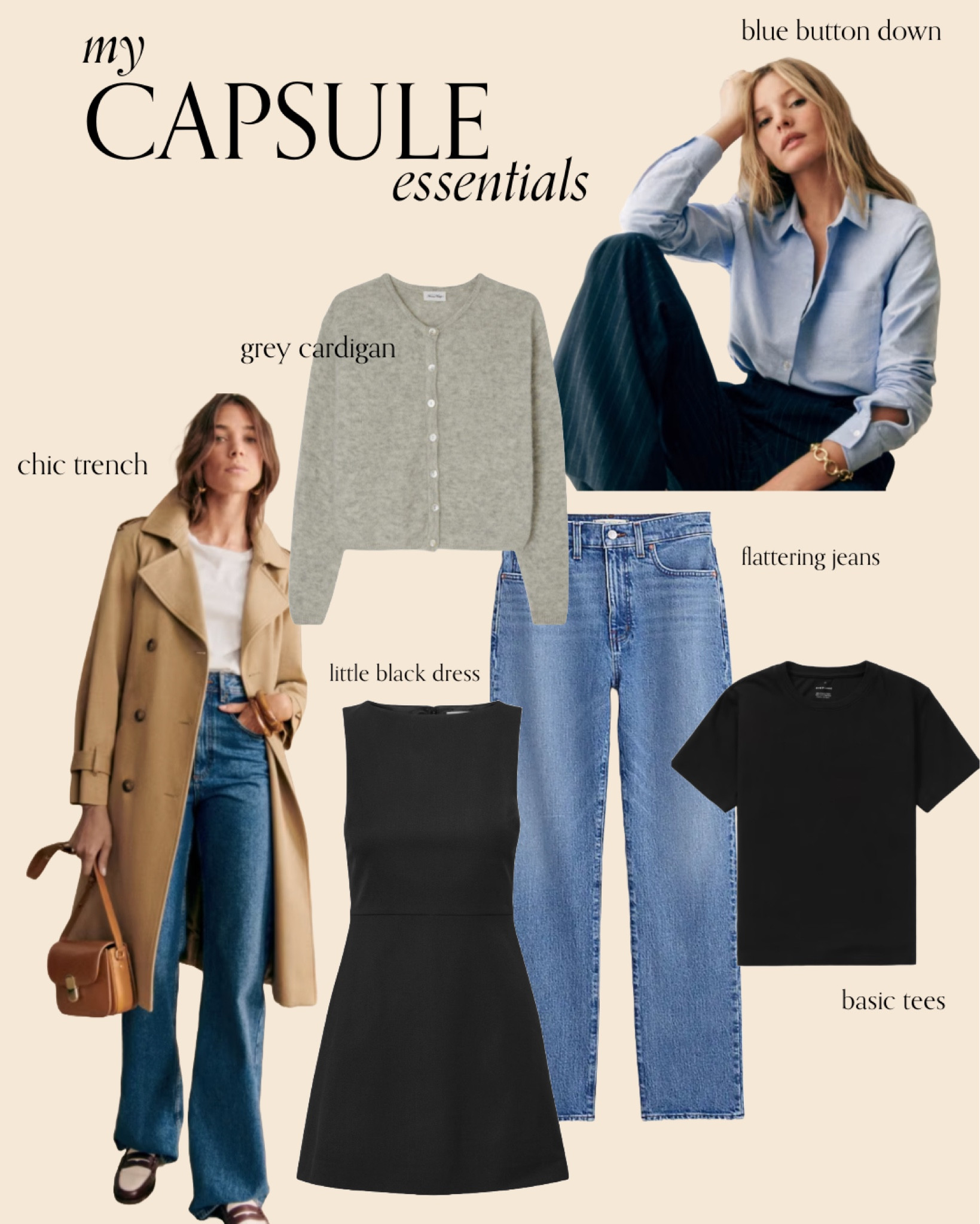 high quality, versatile pieces are the cornerstones of any capsule closet. after 3 years of curating my own wardrobe, these are the pieces I find myself reaching for time and time again. quality over quantity! 

#LTKSeasonal #LTKStyleTip