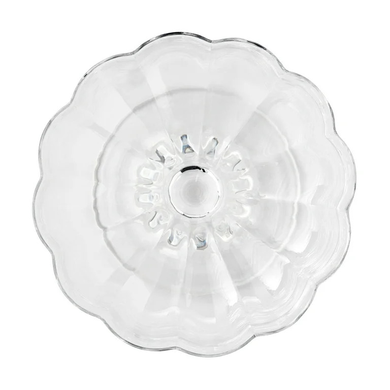 The Pioneer Woman Colette 8-Ounce Scalloped Cocktail Glasses, Clear, Set of 4 | Walmart (US)