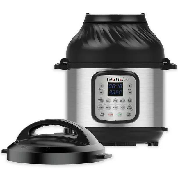 Instant Pot, 6-Quart Duo Crisp, Air Fryer+ Multi-Use Small Pressure Cooker to Roast Bake, Dehydra... | Walmart (US)