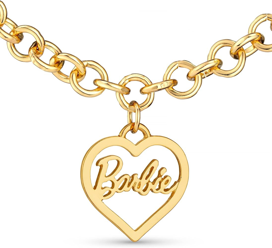 Barbie Round Link Heart Necklace | Amazon (US)
