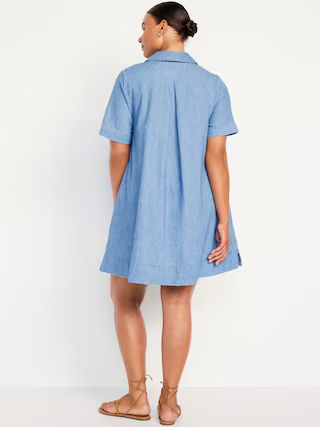 Mini Jean Shirt Dress | Old Navy (US)