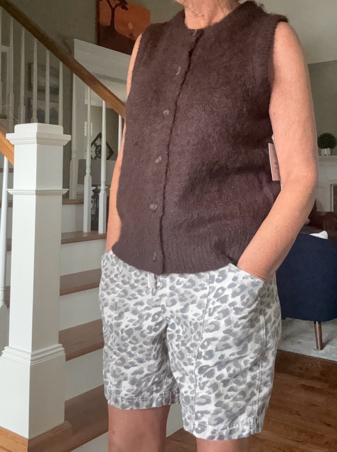 SUPER soft vest that can be worn with or without a top underneath.