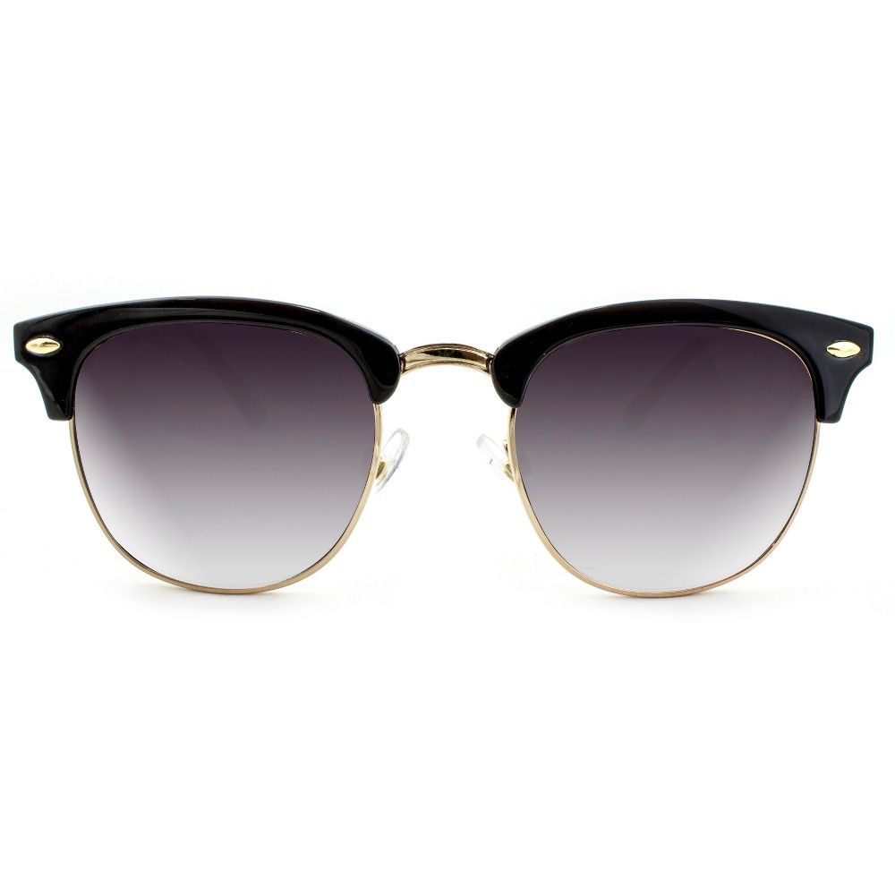 Women's Clubmaster Sunglasses - A New Day Black, Size: Small | Target