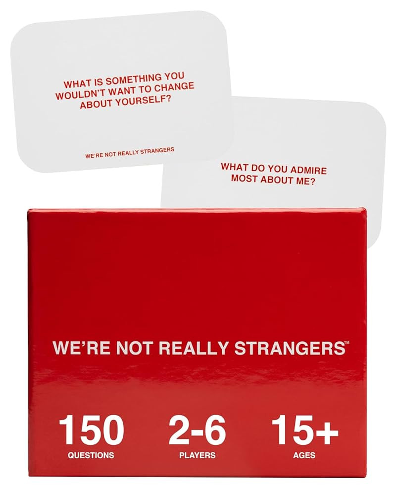 WE'RE NOT REALLY STRANGERS Card Game - 150 Conversation Cards for Adults, Teens, Couples, and Str... | Amazon (US)