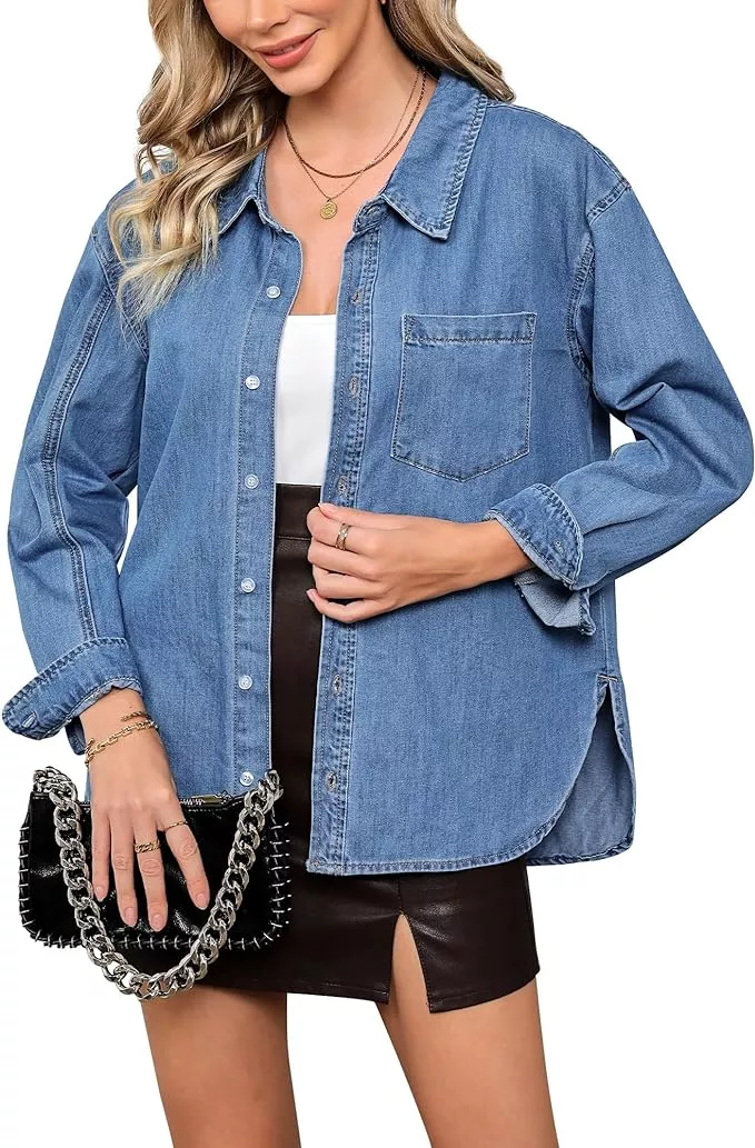 luvamia Jean Jackets for Women … curated on LTK