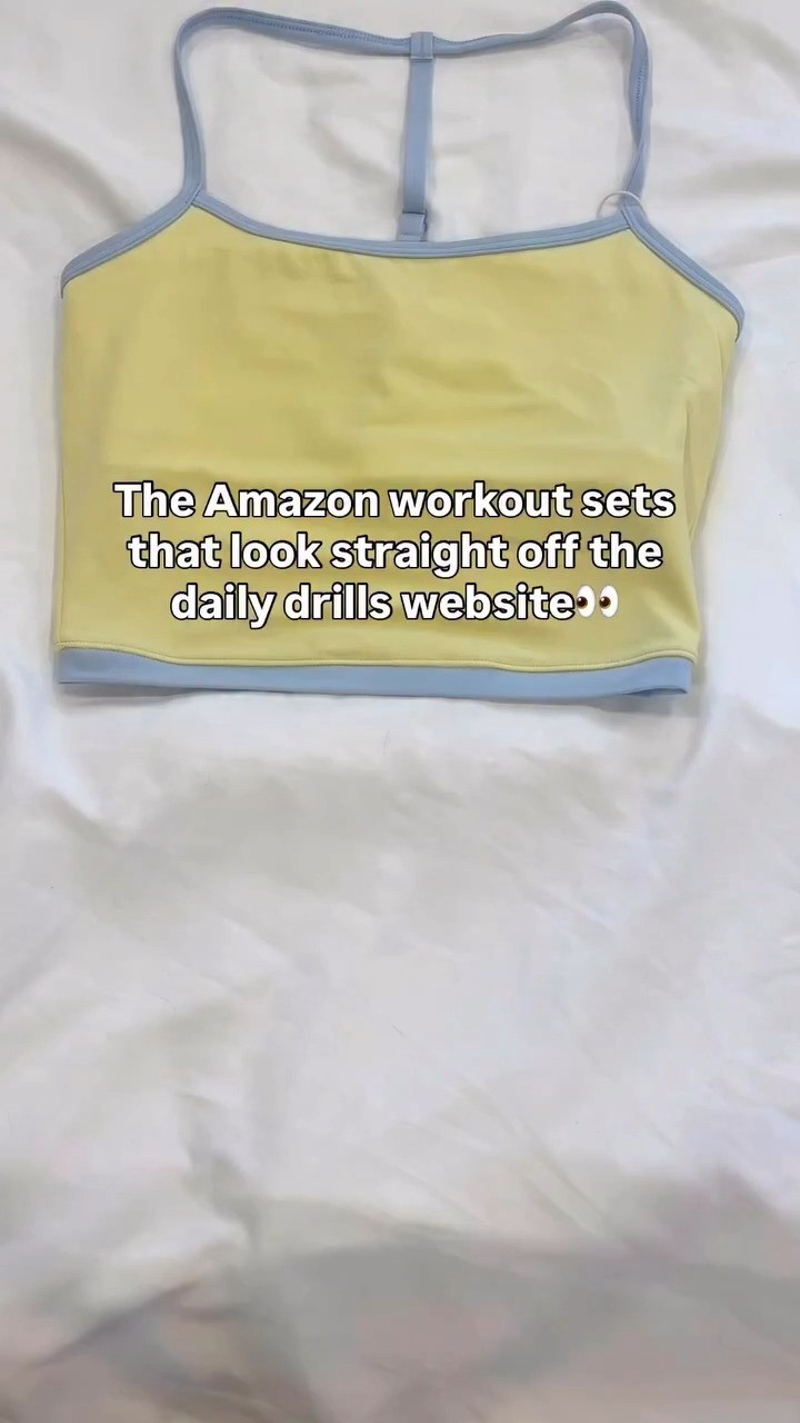 Amazon workout sets that look straight off the daily drills website! amazon finds, amazon style, affordable fashion, matching sets, sets, activewear, workout outfits, daily drills 

 #LTKSeasonal