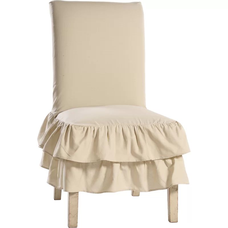 Cotton Box Cushion Dining Chair Slipcover | Wayfair North America