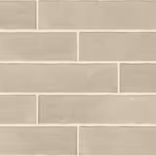 Daltile LuxeCraft Almond 3 in. x 12 in. Glossy Ceramic Wall Tile (11.52 sq. ft./Case) LC36RCT312H... | The Home Depot