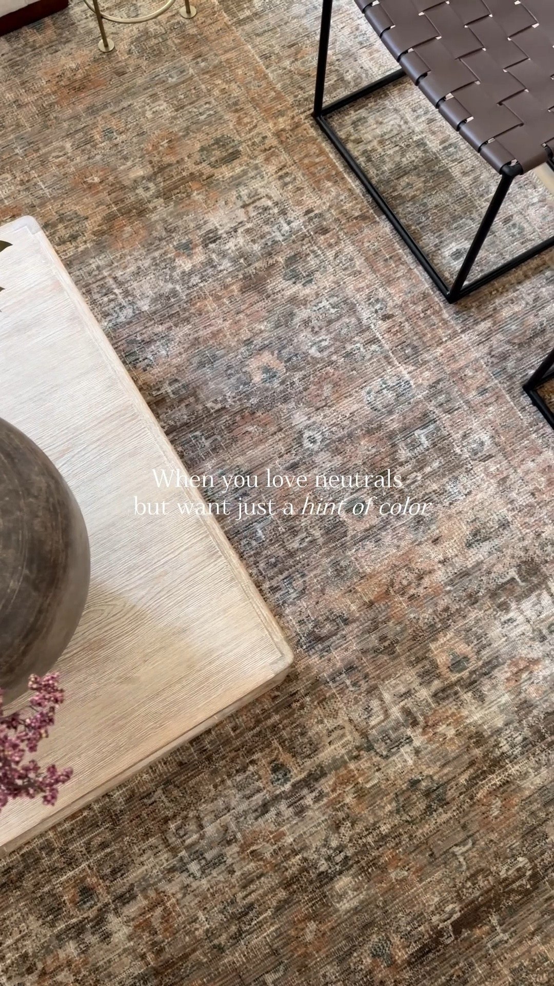 For the neutral-loving girl who still wants a little color. This rug brought the perfect hint of contrast into the room and feels like such a fresh update for spring 

#LTKSeasonal #LTKHome