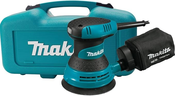 Makita BO5030K 5" Random Orbit Sander, with Tool Case, Teal | Amazon (US)