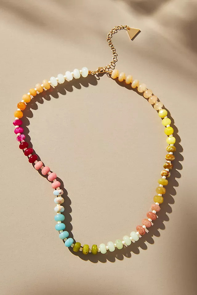 Rainbow Stone Necklace | Anthropologie (US)