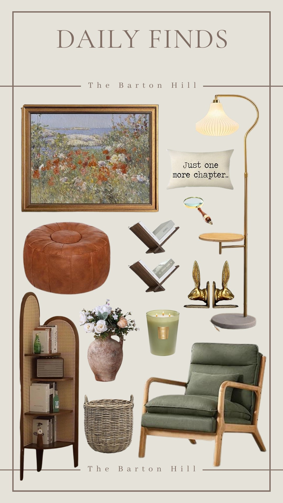 POV: You light a candle, sink into the comfiest chair ever, and tell yourself just one more chapter (but we both know it’s three). I pulled together everything you need for the ultimate reading corner—vintage vibes, warm textures, and pieces that make your space feel like a hug.

Tap to shop the coziest corner of your dreams. Warning: may cause excessive book-buying.

#LTKcanada #LTKspring #LTKsummer