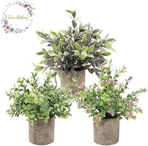Faux Botany Realistic Mini Artificial Potted Plants, Luxury Home Decorations, Mini Fake Plants, P... | Amazon (US)