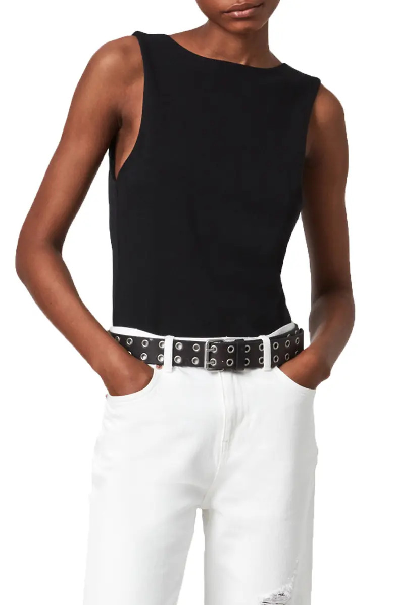 Layla Cotton Blend Sleeveless Bodysuit | Nordstrom