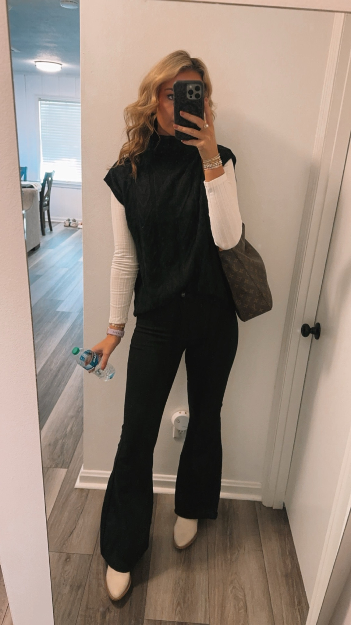 SHEIN fit. #sweatervest #bodysuit #sheinfind #sheinsweater #sweater #fall #winter 

#LTKfindsunder50 #LTKstyletip #LTKSeasonal