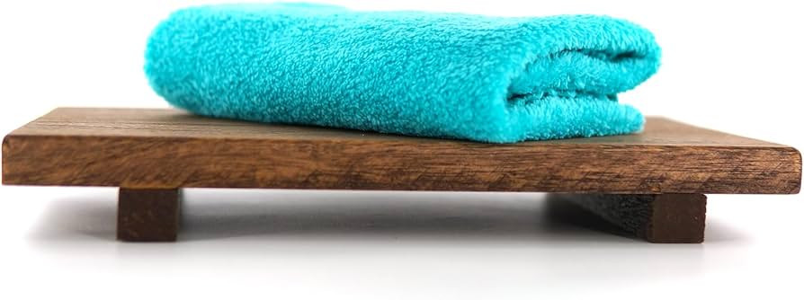 Vintage Wood Pedestal Stand Wood Risers Wooden Riser Rustic Farmhouse Riser for Kitchen Bathroom ... | Amazon (US)