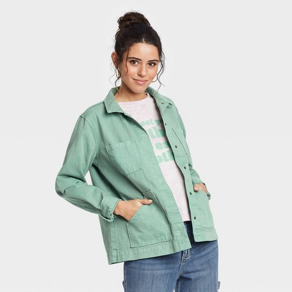 Women's Long Sleeve Chore Jacket - Universal Thread™ | Target