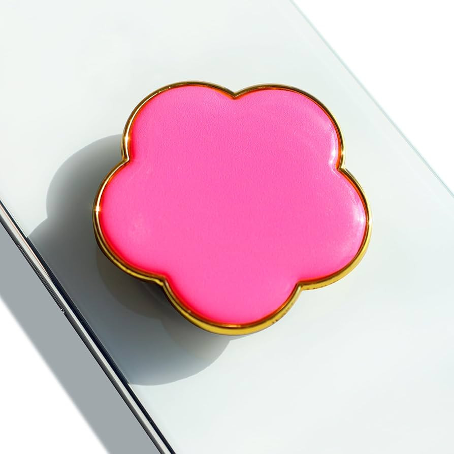 Elegant Mocha Flower Phone Grip - Artistic, Expandable, Collapsible - Gentle Touch, Secure Hold (... | Amazon (US)