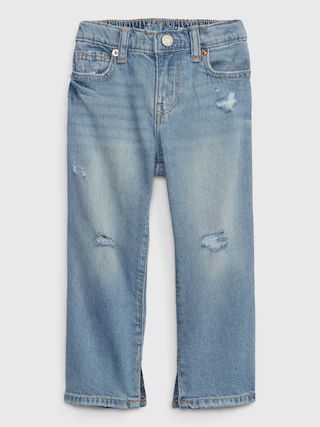 Toddler Organic Cotton &#x27;90s Loose Jeans with Washwell | Gap (US)