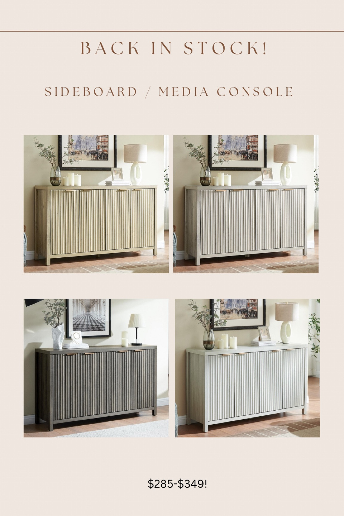 Such an elevated look & such an amazing price!!! These would be gorgeous used as a sideboard in entryway, dining room, living room, etc or as a tv stand! 

#LTKsalealert #LTKhome