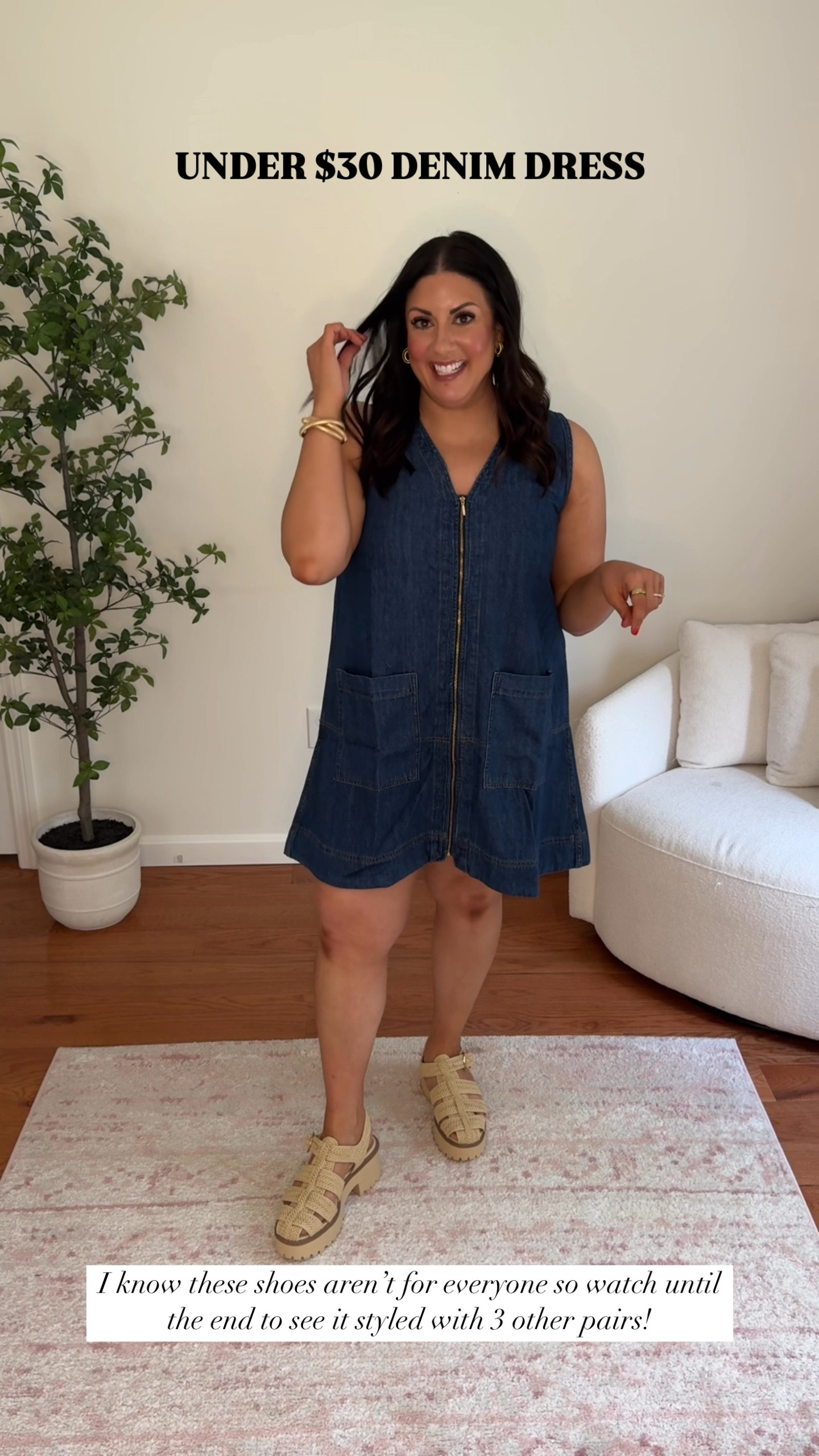 This denim dress is sooo cute for spring! Wearing an XL 💕 

Spring outfit inspo, spring style, spring fashion, denim dress, spring dress, midsize style, midsize fashion, midsize outfit inspo, affordable fashion 

#LTKFindsUnder50 #LTKMidsize #LTKSeasonal