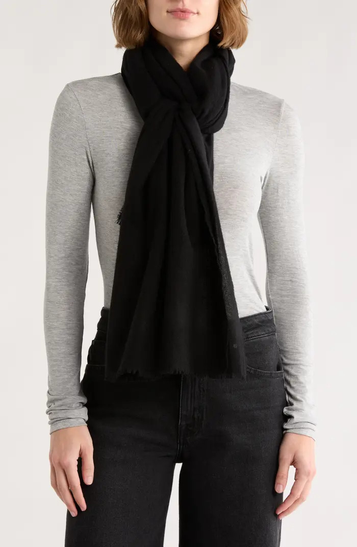 Vince Wool & Cashmere Frayed Scarf | Nordstromrack | Nordstrom Rack