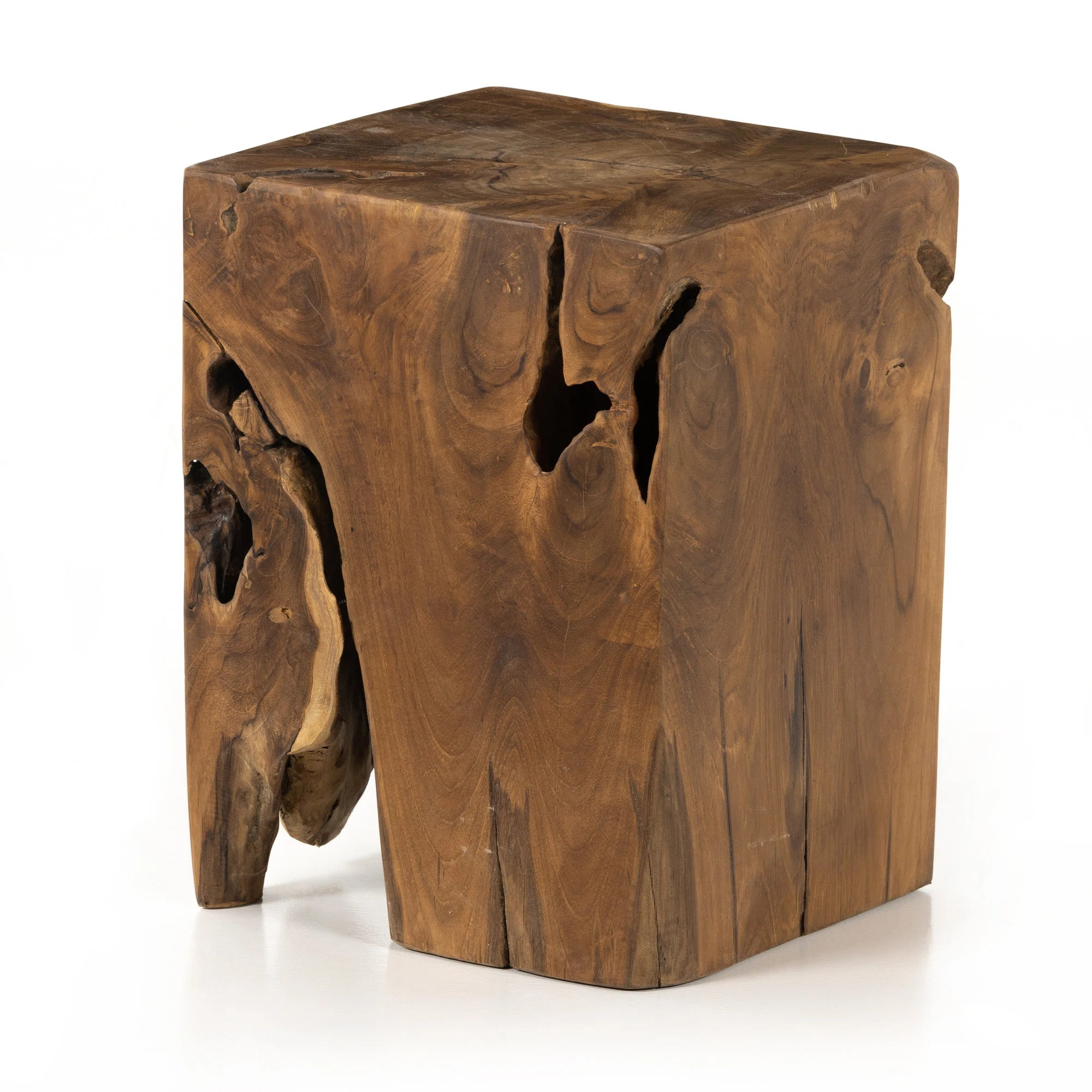 Bloomsdale 11.75'' Teak Outdoor Side Table | Joss & Main